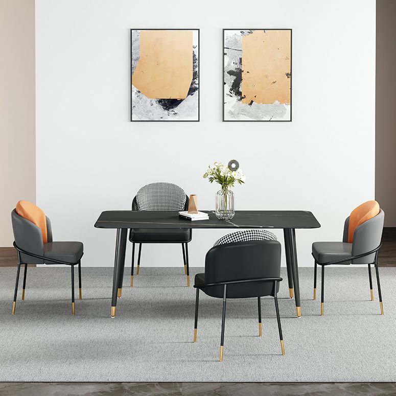 Armless Dining Chairs Contemporary Kitchen Side Chairs for Dining Room Clearhalo 'Dining Chairs' 'Dining Tables & Seating' 'dining_chair' 'furn' 'furn_dining_chair' 'Furniture' 'furniture_dining_chair' 'Kitchen & Dining Furniture' 1200x1200_63d25795-f9c5-49be-bd13-264c55f01752