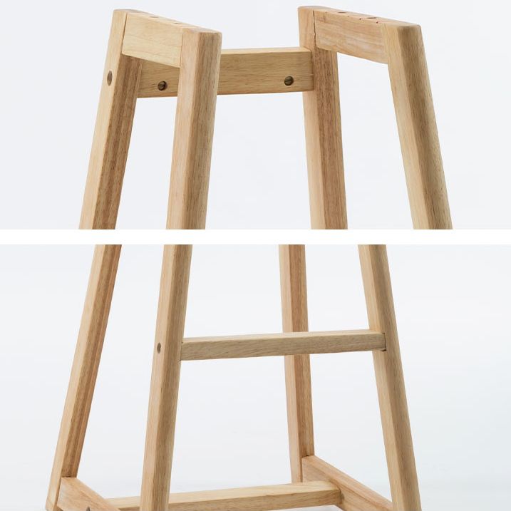 Modern Upholstered Low Back Footrest Bar Stool 29.13'' Rubberwood Stool Clearhalo 'Bar Furniture' 'Bar Stools' 'bar_stools' 'furn' 'furn_bar_stools' 'furniture_bar_stools' 'Kitchen & Dining Furniture' 'kitchen&dining_furn' 'kitchen' 'kitchen_furn' Furniture' 1200x1200_63d2c213-5a83-42fe-85a4-03a16d0298cd