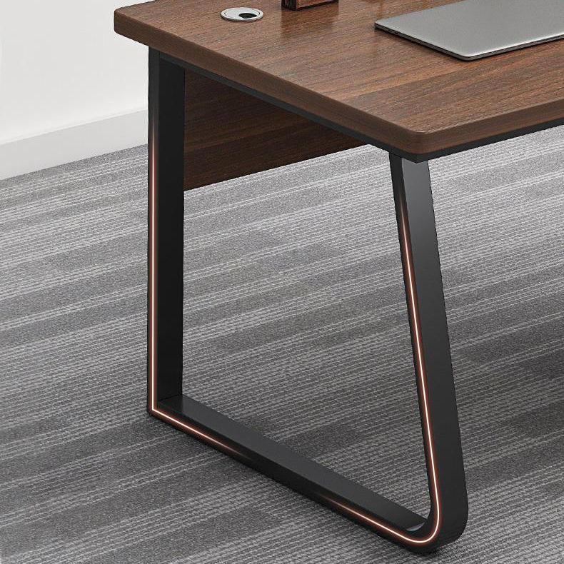 29.53 "H Industrial Office Desk Antique Finish Computer Desk