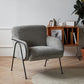Modern Style Chair with Black Metal Basic Four Leg and Tight Back Clearhalo 'Accent Chairs' 'accent_chairs' 'Chairs & Seating' 'furn' 'furn_accent_chairs' 'Furniture' 'Living Room Furniture' 1200x1200_63d5071a-5325-4a02-a11c-0a7a9d5f5e0e