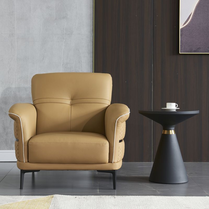 Dia 19,69 "tavolo di fascia alta in vetro nero rotondo tavolino cono moderno