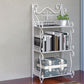 Metal Vertical Book Shelf Etagere Open Shelf Bookcase for Home
