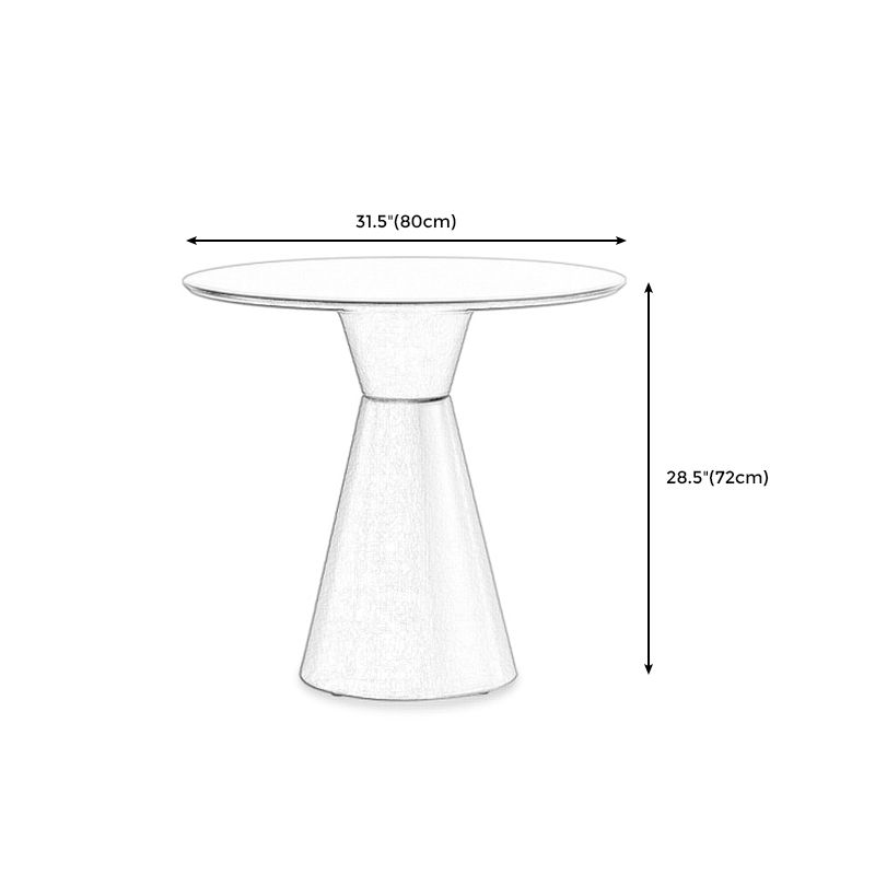 28.3 " H Single Leg Metal Base Solid Color Round Slate Coffee Table For Apartment Clearhalo 'Coffee & Accent Tables' 'Coffee Tables' 'coffee_tables' 'furn' 'furn_coffee_tables' 'Furniture' 'furniture_coffee_tables' 'Living Room Furniture' 1200x1200_63de2ce3-d485-4b55-972b-36d370b3e786