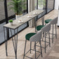 Glam Rectangular Counter Height Pub Set 1/4 Pieces Table and Stool Set Clearhalo 'Bar Furniture' 'furn' 'furn_home_bar_bar_sets' 'Furniture' 'Home Bars & Bar Sets' 'home_bar_bar_sets' 'Kitchen & Dining Furniture' 1200x1200_63ded967-7635-472d-9488-178d3fc1621b