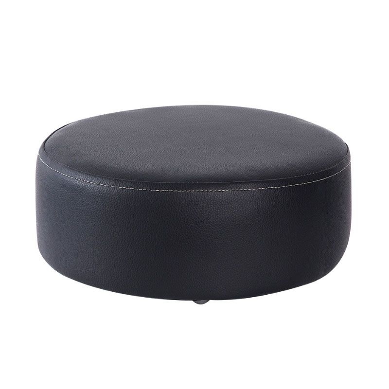 Modern Round Shape Pouf Leather Solid Color Pouf for Drawing Room Clearhalo 'furn' 'furn_ottomans_poufs' 'Furniture' 'Living Room Furniture' 'Ottomans & Poufs' 'ottomans_poufs' 1200x1200_63defd84-939a-4570-9d6a-e2b911d91e32