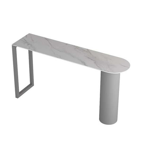 Moderne bartafel van gesinterd steen, eettafel voor keuken, woonkamer, koffiekamer