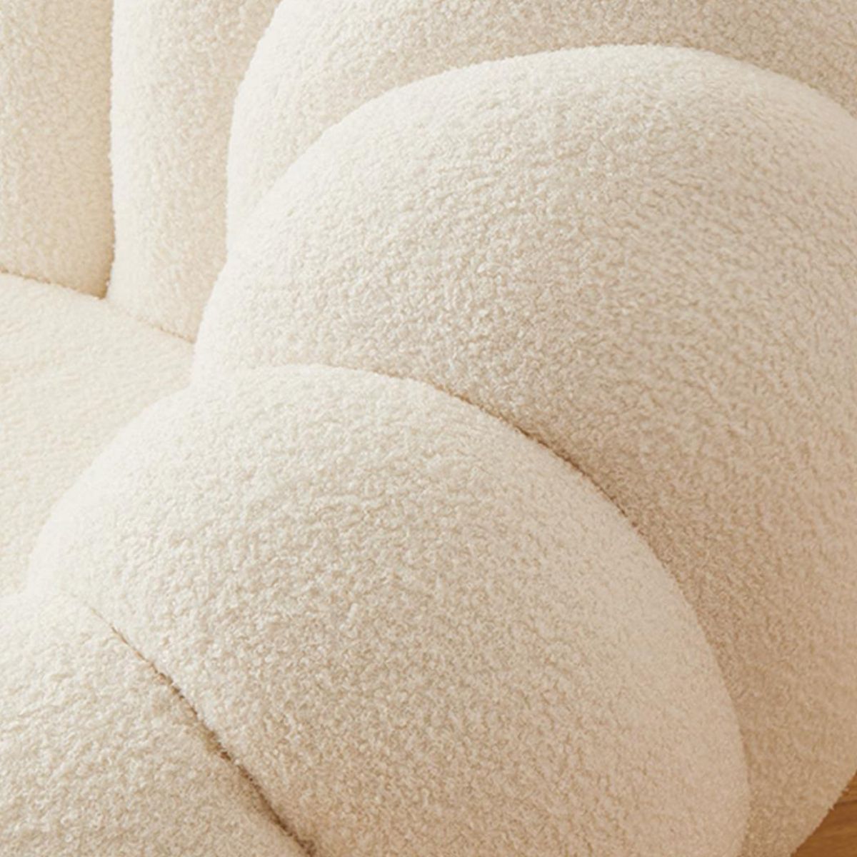 Divano contemporaneo con braccia inclinate 26,77 "divano standard di alto livello