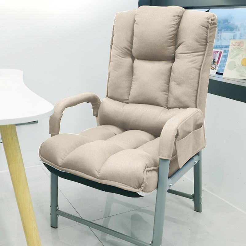 モダニズム固定武器室の椅子がオフィスのためのホイールズデスクチェアなし