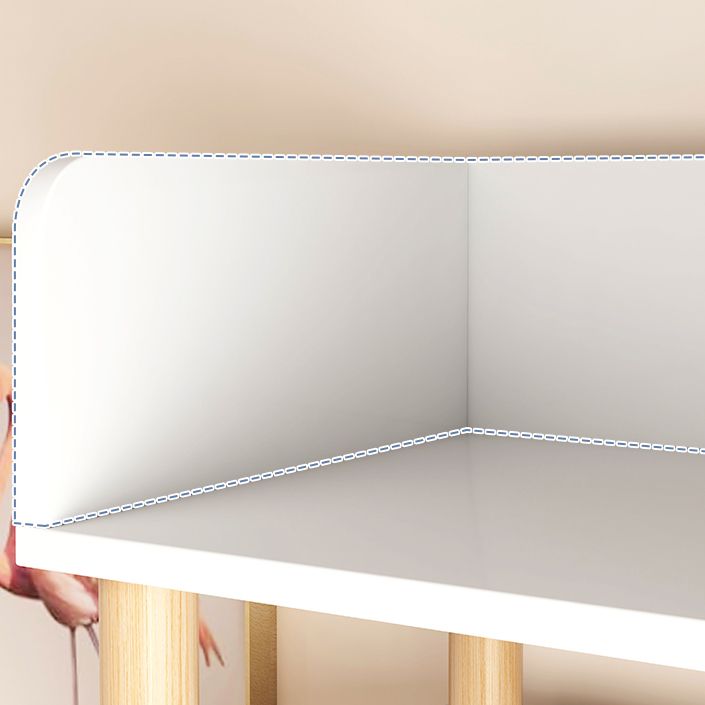 Modern Style Bookshelf Engineer Wood Open Back Bookcase for Home Clearhalo 'Bookcases' 'furn' 'furn_bookcases' 'Furniture' 'Office Furniture' 1200x1200_63e5140a-6db4-4627-99da-9d1acfe4a2a2