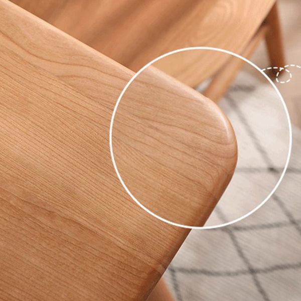 Rectangle Cherry Wood Dining Table Modern Wood Table in Nature with 4 Legs Clearhalo ' dining_table' 'Dining Tables & Seating' 'Dining Tables' 'furn' 'furn_dining_table' 'Furniture' 'furniture_dining_table' 'Kitchen & Dining Furniture' 'kitchen&dining_furn' 'kitchen' 'kitchen_dining_table' 1200x1200_63e56770-decd-4125-a283-ad968b5136dc
