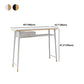Industrial Marble Pub Table with Rectangle Table Top Legs Table - 41.3" H Clearhalo 'Bar Furniture' 'Bar Tables' 'bar_tables' 'furn' 'furn_bar_tables' 'Furniture' 'furniture_bar_tables' 'Kitchen & Dining Furniture' 1200x1200_63e7cc29-0bf4-4ef4-b168-3392b8bc50f1