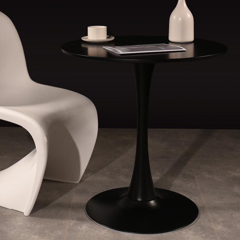 Round Tulip Base Dining Table Modern Engineered Wood Dining Room Table