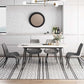 Rectangle Stone Home Furniture Industrial Style Dining Room Collection Clearhalo ' dining_table' 'Dining Tables & Seating' 'Dining Tables' 'furn' 'furn_dining_table' 'Furniture' 'furniture_dining_table' 'Kitchen & Dining Furniture' 'kitchen&dining_furn' 'kitchen' 'kitchen_dining_table' 1200x1200_63eb708a-0116-469c-89a6-4a59f08b94b8