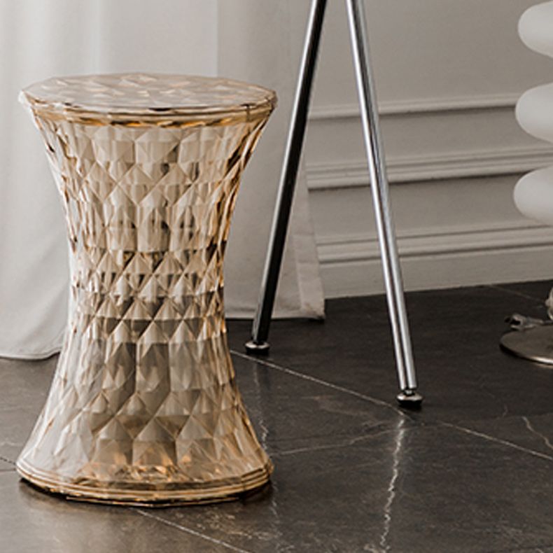 Contemporary 19" Tall Side End Table Plastic Round Side End Table Clearhalo 'Coffee & Accent Tables' 'End & Side Tables' 'end_side_tables' 'furn' 'furn_end_side_tables' 'Furniture' 'Living Room Furniture' 1200x1200_63ec05f4-7c27-46a1-80c9-8bbdc5f69401