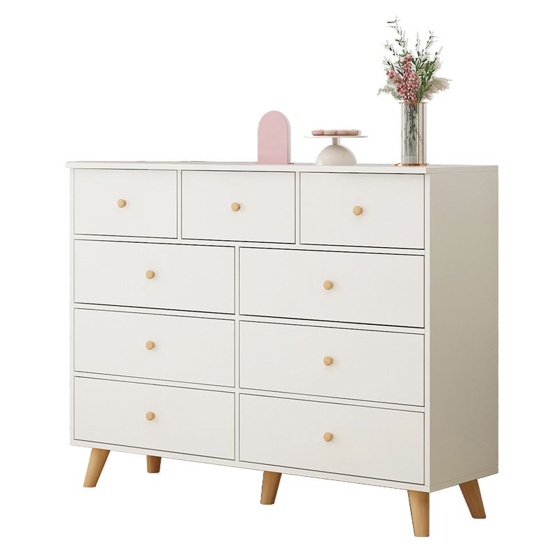 Coffre d'accent rectangle avec tiroirs coffre en bois droit des jambes en bois