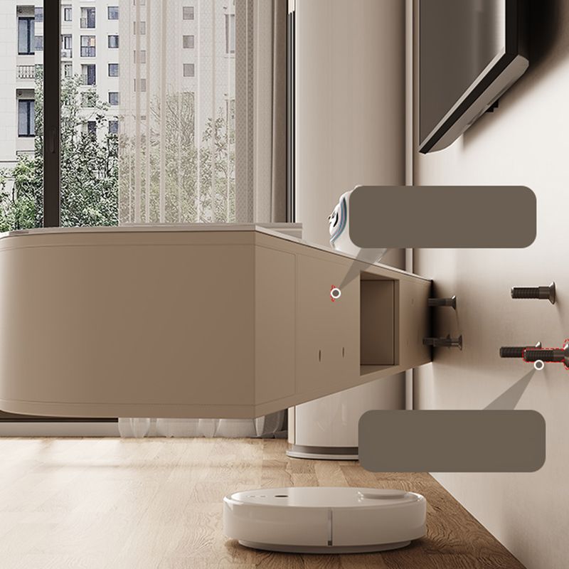 Contemporary TV Console White Floating Faux Wood Media Console with Drawers Clearhalo 'furn' 'furn_tv_stands_entertainment_centers' 'Furniture' 'Living Room Furniture' 'TV Stands & Entertainment Centers' 'TV Stands & Media Storage Furniture' 'tv_stands_entertainment_centers' 1200x1200_63ecbea8-813e-477c-97b0-290938def440