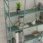 Metal Etagere Bookshelf Scandinavian Open Back Bookcase with Shelves Clearhalo 'Bookcases' 'furn' 'furn_bookcases' 'Furniture' 'Office Furniture' 1200x1200_63f000da-1d7f-403f-978f-3317fd7231bd
