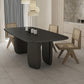 Industrial Solid Wood Dining Table Rectangle Kitchen Table with 3 Legs Clearhalo ' dining_table' 'Dining Tables & Seating' 'Dining Tables' 'furn' 'furn_dining_table' 'Furniture' 'furniture_dining_table' 'Kitchen & Dining Furniture' 'kitchen&dining_furn' 'kitchen' 'kitchen_dining_table' 1200x1200_63f0e7b5-dd60-4f12-a703-80faf36d8e23