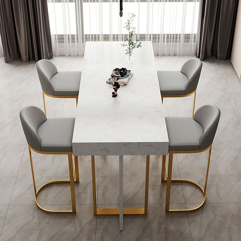 Sgabelli moderni senza intenso a bracciale con imbottitura e metallo per il ristorante