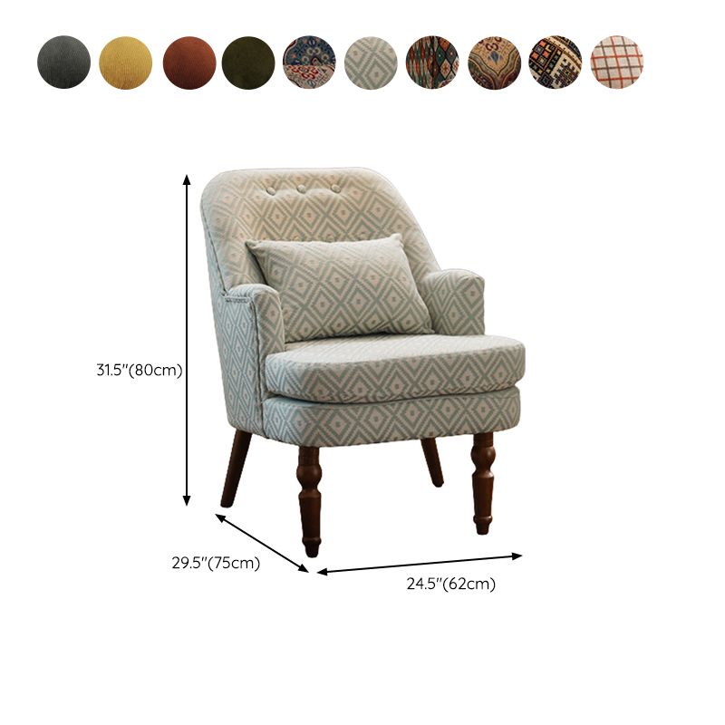 Sedia a sdraio posteriore fisso sedia laterale resistente al legno massiccio con gambe