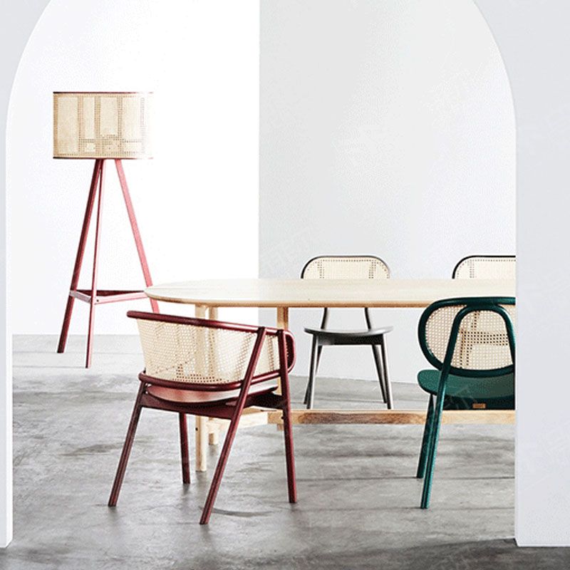 Nordic Style Armless Chairs Wood Open Back Side Dining Chairs Clearhalo 'Dining Chairs' 'Dining Tables & Seating' 'dining_chair' 'furn' 'furn_dining_chair' 'Furniture' 'furniture_dining_chair' 'Kitchen & Dining Furniture' 1200x1200_63fab154-f518-4bd9-b31f-eaa783b53740