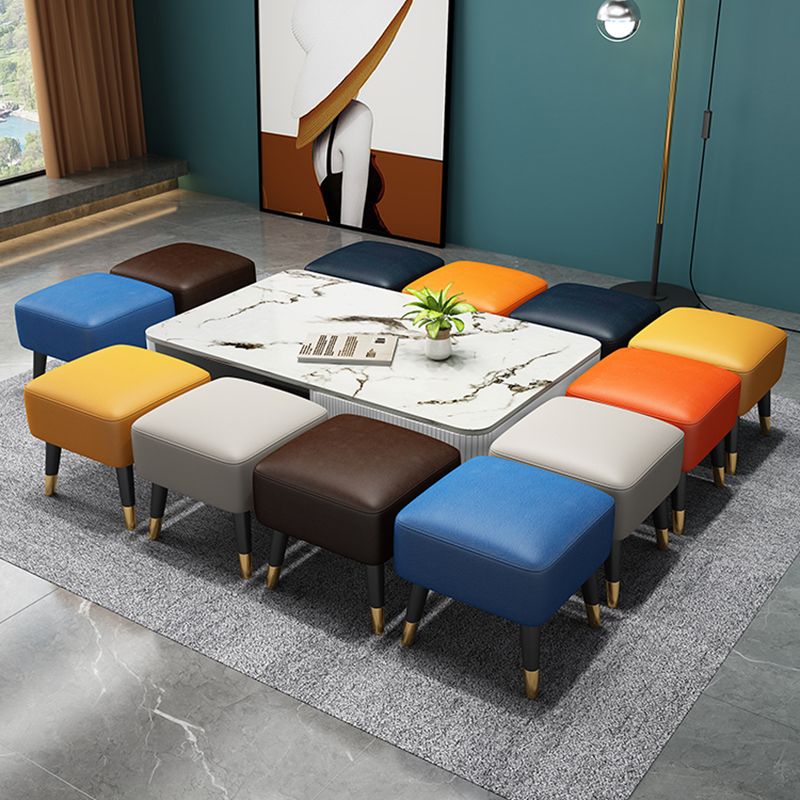 Modern Tear Resistant Standard Solid Color Leather Indoor Standard Clearhalo 'furn' 'furn_ottomans_poufs' 'Furniture' 'Living Room Furniture' 'Ottomans & Poufs' 'ottomans_poufs' 1200x1200_63fb8b5a-62bf-4eb0-b8e4-ad73f6e1a1bc