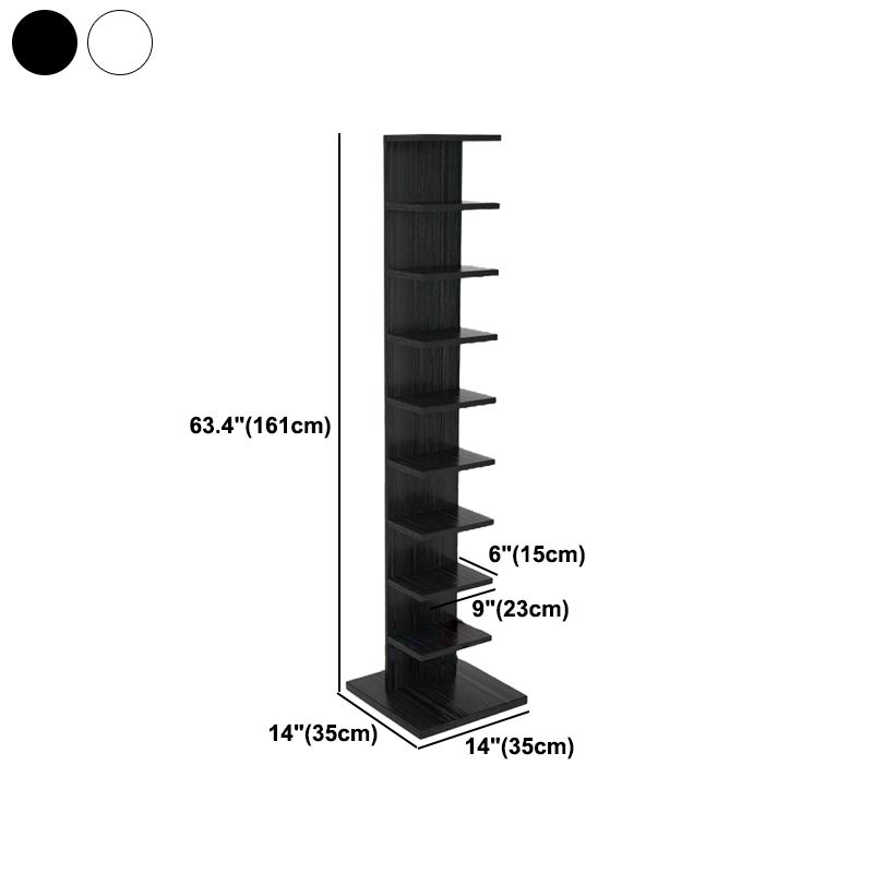 Closed Back Bookshelf Contemporary Style Invisible Bookcase for Study Room and Office Clearhalo 'Bookcases' 'furn' 'furn_bookcases' 'Furniture' 'furniture_bookcases' 'Office Furniture' 1200x1200_63fc1200-0837-4335-a8db-1c8d371aa8d4