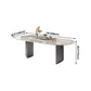 Metal Traditional Luxury Oval Table Sintered Stone Top Table for Dining Room Clearhalo ' dining_table' 'Dining Tables & Seating' 'Dining Tables' 'furn' 'furn_dining_table' 'Furniture' 'furniture_dining_table' 'Kitchen & Dining Furniture' 'kitchen&dining_furn' 'kitchen' 'kitchen_dining_table' 1200x1200_63fca830-8126-4b73-84ab-c0cfbe1b61a9