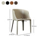 Contemporary Metal Dining Chair Upholstered Arm Chairs for Restaurant Use