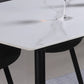 Rectangle Sintered Stone Two-Color Dining Table Modern 4 Legs Table for Dining Room Clearhalo ' dining_table' 'Dining Tables & Seating' 'Dining Tables' 'furn' 'furn_dining_table' 'Furniture' 'furniture_dining_table' 'Kitchen & Dining Furniture' 'kitchen&dining_furn' 'kitchen' 'kitchen_dining_table' 1200x1200_6401dd6d-39d1-4049-b205-1316b5a1db84