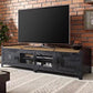 17.72"H TV Stand Industrial Style Enclosed Storage TV Console with 4 Doors Clearhalo 'furn' 'furn_tv_stands_entertainment_centers' 'Furniture' 'Living Room Furniture' 'TV Stands & Entertainment Centers' 'TV Stands & Media Storage Furniture' 'tv_stands_entertainment_centers' 1200x1200_6404aa8b-bcfb-4c38-89c2-4c5bb6859085