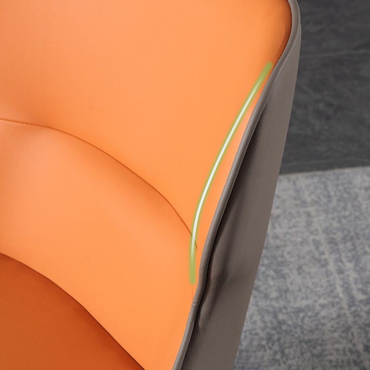 Minimalist Style Leather Dining Arm Chairs Wingback Dining Chairs (Set of 2) Clearhalo ' kitchen&dining_furn' 'Dining Chairs' 'Dining Tables & Seating' 'dining_chair' 'furn' 'furn_dining_chair' 'Furniture' 'furniture_dining_chair' 'Kitchen & Dining Furniture' 'kitchen' 1200x1200_64055cab-4a89-4421-8571-aa64681ec951