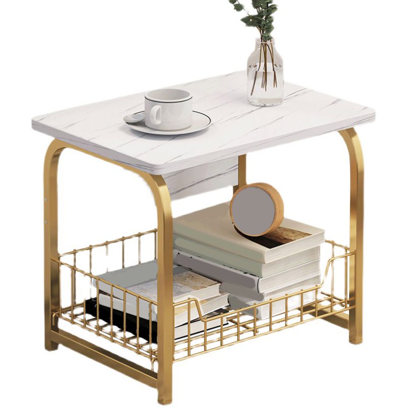 Moderner Holznachtständer 16,5 "/24,4" großer Nachttisch mit Regal