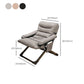 Contemporary Indoor Ergonimic Recliner with Metal Base and Storage Bag