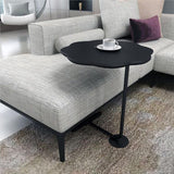 24,4 "tavolo laterale del piedistallo mentale alto nero/bianco/grigio tavolo di fascia alta a forma naturale naturale