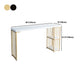 Glam 1/3 Pieces Bar Table Set Rectangle Wood Counter Table with Stools for Dining Room
