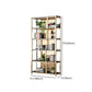 Glam Style Shelf Bookcase Open Back 5-Shelf Bookcase for Office and Home Clearhalo 'Bookcases' 'furn' 'furn_bookcases' 'Furniture' 'furniture_bookcases' 'kitchen' 'kitchen_bookcases' 'Living Room Furniture' 'Office Furniture' 1200x1200_64065775-cef3-4938-91a1-fb848dbb9323