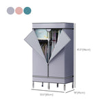 Armoire de garde-robe en acier avec étagères Armoire de garde-robe moderne pour la maison