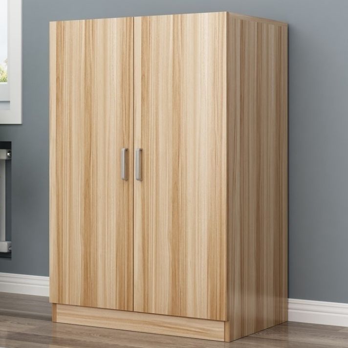 Contemporary Style Wood Wardrobe Soft Close Door Wardrobe Closet for Bedroom Clearhalo 'Armoires & Wardrobes' 'armoires_wardrobes' 'Bedroom Furniture' 'furn' 'furn_armoires_wardrobes' 'Furniture' 1200x1200_6408b2d2-adec-4462-8531-28e64c3d9664