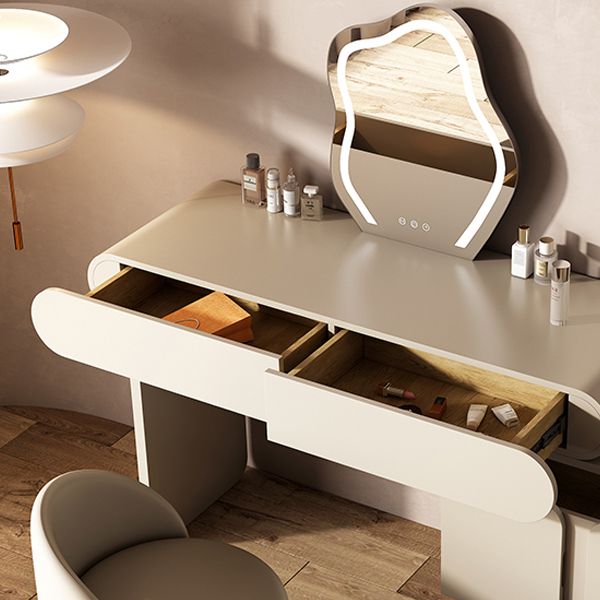 Vanity tavolo da tavolo da tavolo da 29,5 "in altezza contemporanea con cassetti