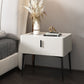 2-Drawer Nightstand with 4 Legs 20" Tall Stone Top Night Table Clearhalo 'Bedroom Furniture' 'furn' 'furn_night_stand' 'Furniture' 'night_stand' 'Nightstands' 1200x1200_6408e3de-2255-4f6f-99c9-8e0e833faf29