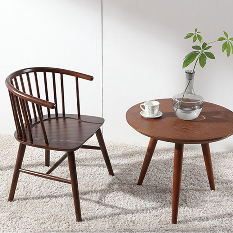 Contemporary Restaurant Dining Arm Chair Wood Windsor Back Dining Chair Clearhalo ' kitchen&dining_furn' 'Dining Chairs' 'Dining Tables & Seating' 'dining_chair' 'furn' 'furn_dining_chair' 'Furniture' 'furniture_dining_chair' 'Kitchen & Dining Furniture' 'kitchen' 1200x1200_64098d63-e410-42e7-b9d3-8b9bf8f1d8eb