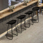 Industrial Counter Stool with Bucket Plastic Bar Stools for Bristol