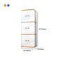 Contemporary Style Wardrobe Armoire Plastic Non-Hanging Armoire with Door