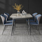 Modern Round Sintered Stone Table Standard Kitchen Dining Table in Gray Clearhalo ' dining_table' 'Dining Tables & Seating' 'Dining Tables' 'furn' 'furn_dining_table' 'Furniture' 'furniture_dining_table' 'Kitchen & Dining Furniture' 'kitchen&dining_furn' 'kitchen' 'kitchen_dining_table' 1200x1200_6410cf7a-6583-41c2-8a28-7457d3ef735b