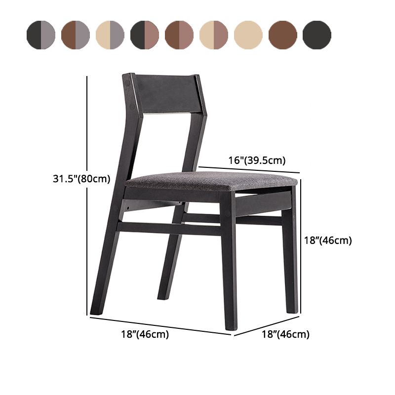 Contemporary Dining Chairs Kitchen Dining Armless Side Chair with Wooden Legs Clearhalo ' kitchen&dining_furn' 'Dining Chairs' 'Dining Tables & Seating' 'dining_chair' 'furn' 'furn_dining_chair' 'Furniture' 'furniture_dining_chair' 'Kitchen & Dining Furniture' 'kitchen' 1200x1200_6411205b-766d-4f88-95ac-9d1b0cec58ae