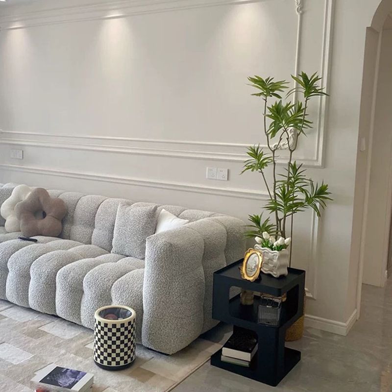 21.7" Tall Block End Table 3-Tier Metal Accent Side Table for Living Room Clearhalo 'Coffee & Accent Tables' 'End & Side Tables' 'end_side_tables' 'furn' 'furn_end_side_tables' 'Furniture' 'Living Room Furniture' 1200x1200_64115a38-8311-43b3-bb4e-c41582b0d094