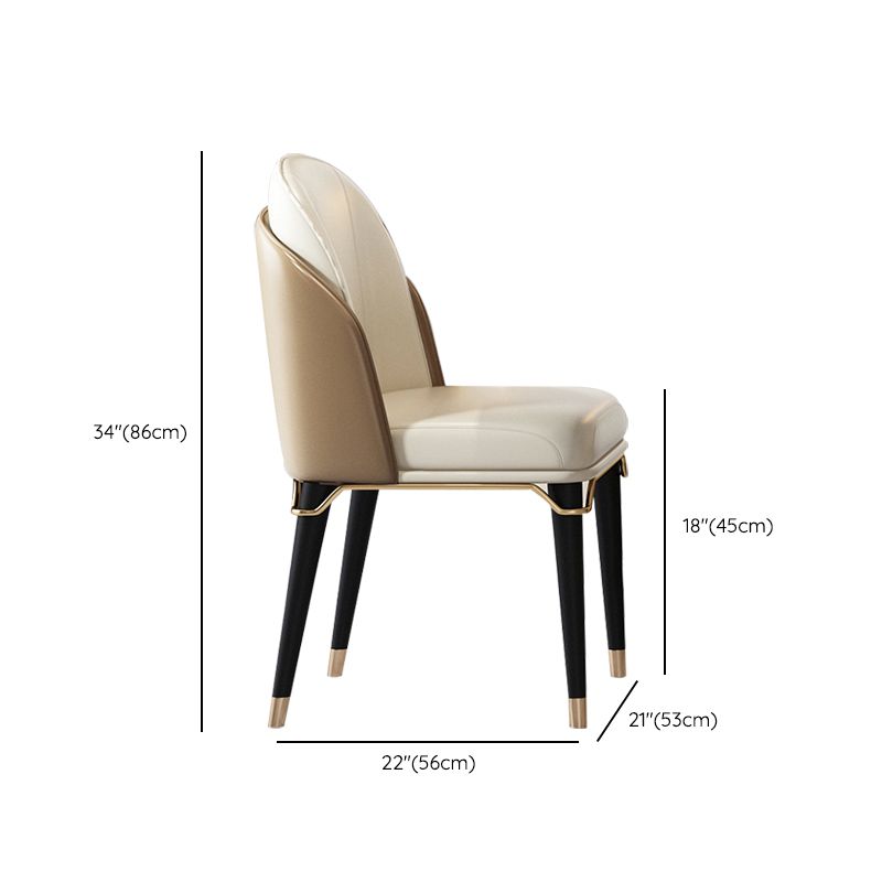 Glam -stijl rechthoekige tafel ingesteld 1/4/5/7 stukken dinerset voor thuisgebruik