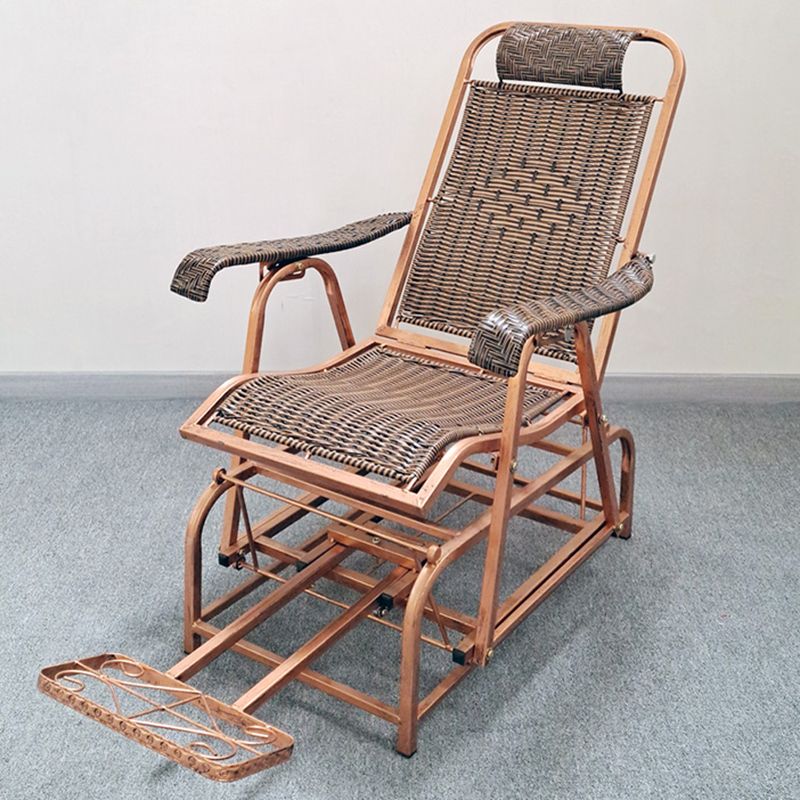 Modern Rattan Chair Solid Color Rocker Chair with Metal Legs Clearhalo 'Chairs & Seating' 'furn' 'furn_rocking_chairs' 'Furniture' 'Living Room Furniture' 'Rocking Chairs' 'rocking_chairs' 1200x1200_6412f699-b455-4bd3-88f7-06aa4a636931