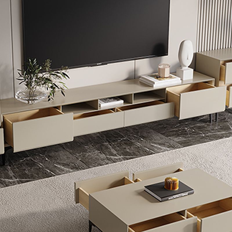 Console TV in legno e in metallo MODERNO MODERNO MODERNO CAIMET TV Open Car stoccaggio